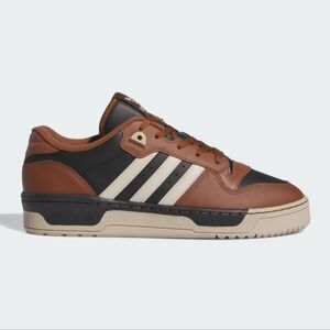 Adidas Rivalry Low in Core Black, Wonder Beige, Preloved Brown